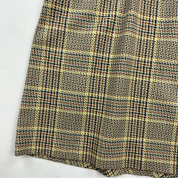 CAbi Plaid Pastime Faux Wrap Skirt Size Medium Style 3584 - Picture 5 of 11
